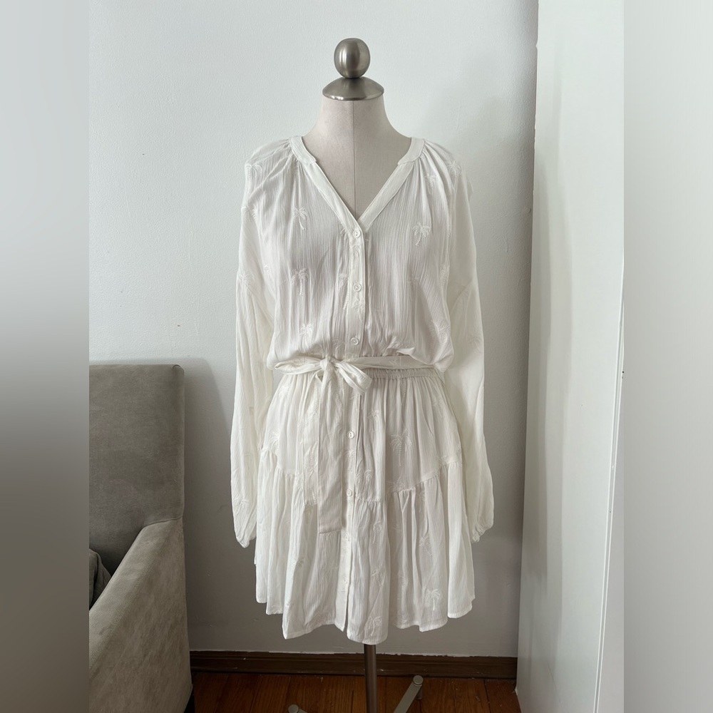 Z SUPPLY White Palm Tree Dress